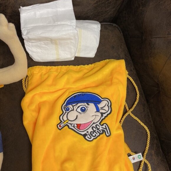 JEFFY PUPPET Super Mario Logan Authentic SML Merch with Bag** - Picture 3 of 5